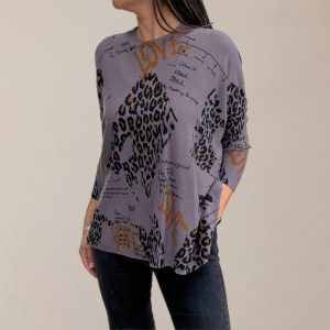 Sweater Animal Love Gris